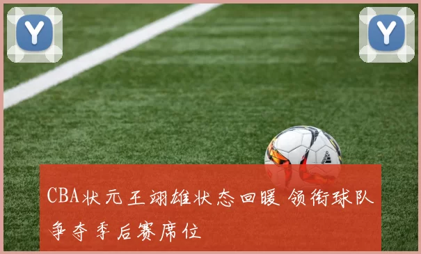 CBA状元王翊雄状态回暖 领衔球队争夺季后赛席位